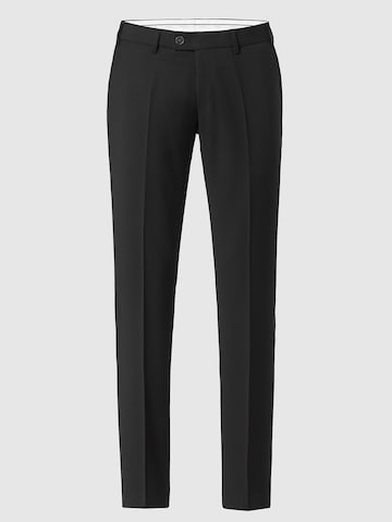 Hiltl Hose 'Terni - B-DYnamic Wool' in Schwarz: Vorderseite