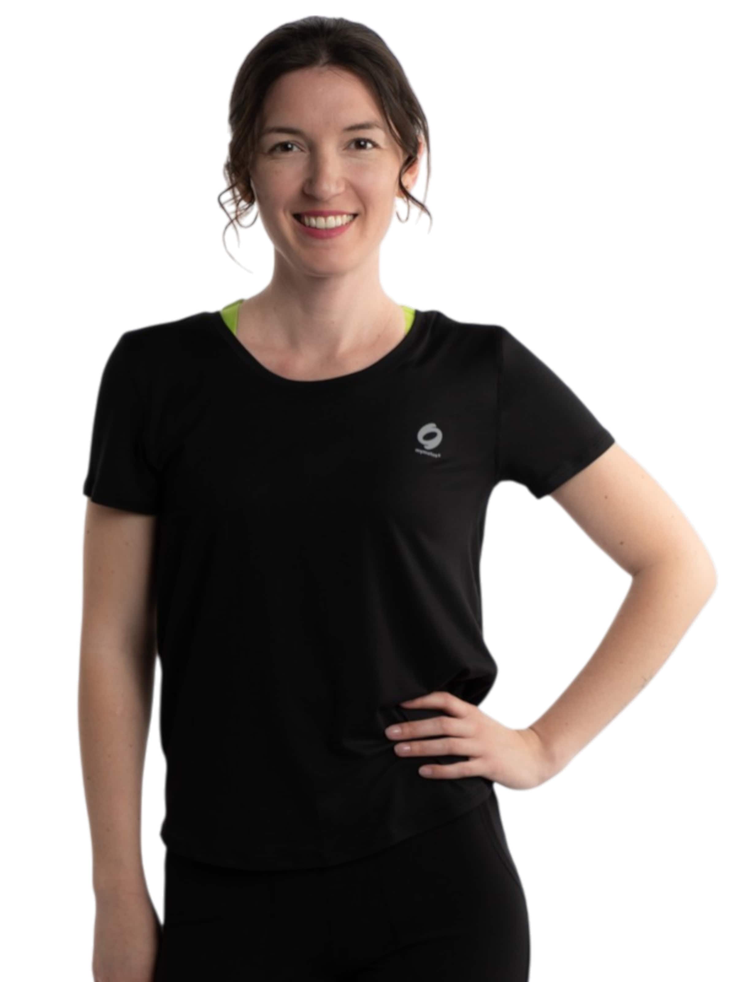 mymotus Performance Shirt 'Mymotus Ladies Relaxed T-Shirt Jet Black YW21NOS' in Black: front