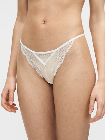 Hunkemöller String 'Isabelle' in Wit: voorkant