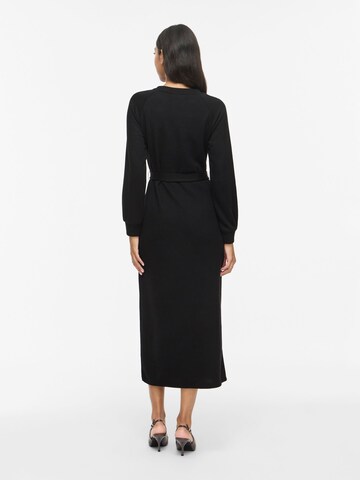 VILA Knit dress 'VIEMMY' in Black