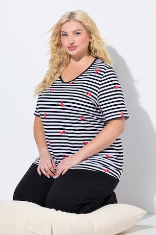 Ulla Popken Slaapshirt in Zwart