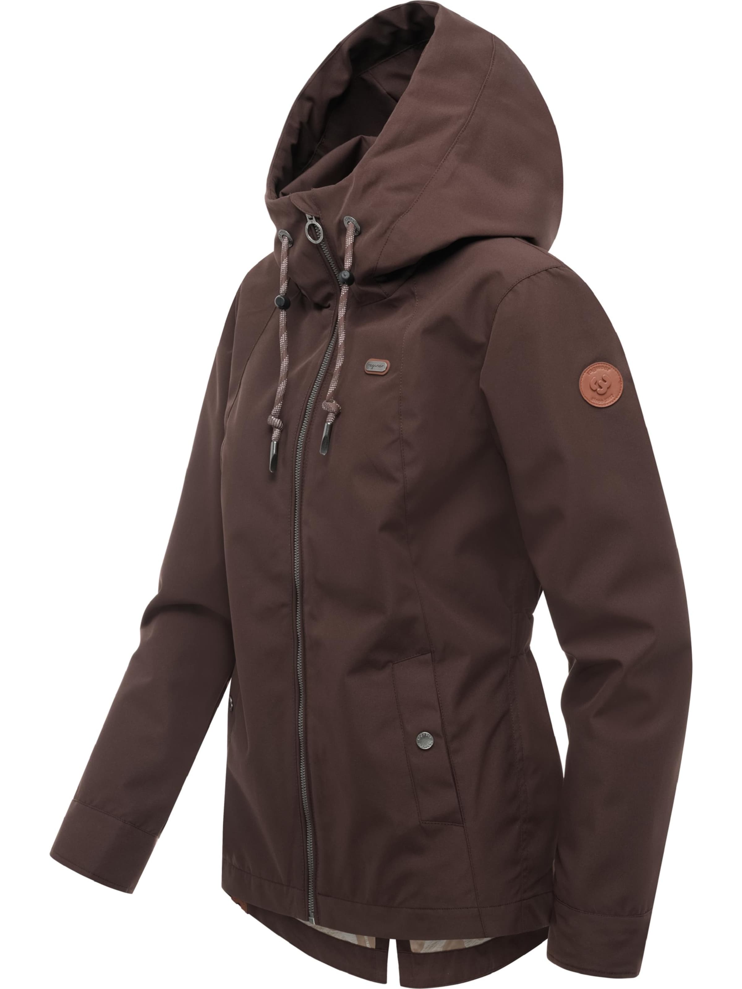 Ragwear Weatherproof jacket 'Monadde' in Brown