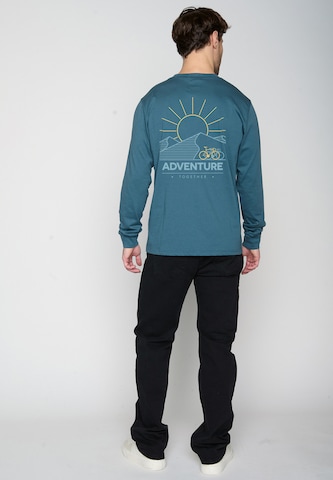 GREENBOMB Shirt 'Bike Adventure' in Green