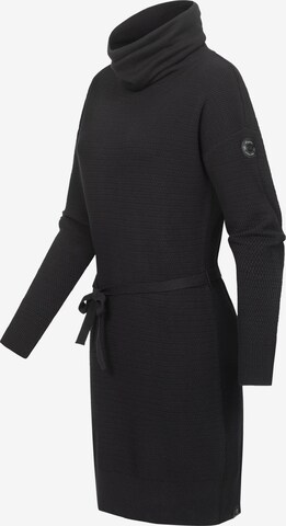 Ragwear Knitted dress 'Babett' in Black