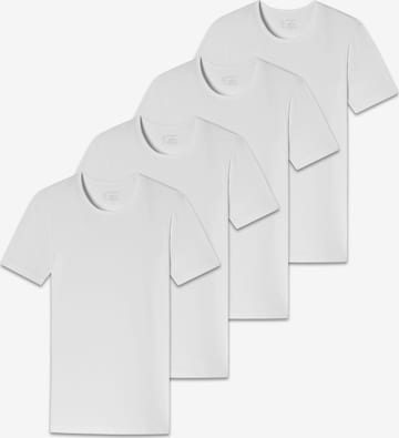 SCHIESSER - Camiseta en blanco: frente