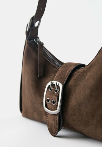 Borsa a spalla di Pull&Bear in marrone