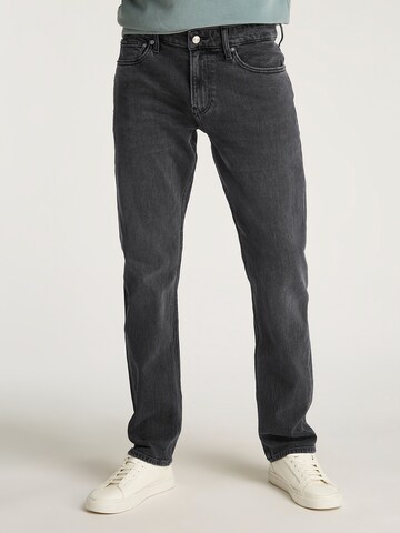 Calvin Klein Jeans Slimfit Jeans in Schwarz: Vorderseite