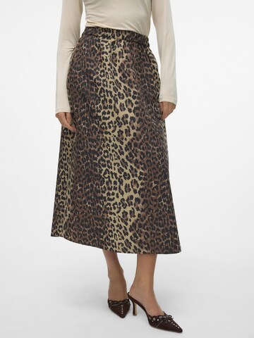 Jupe 'ELLY' VERO MODA en beige