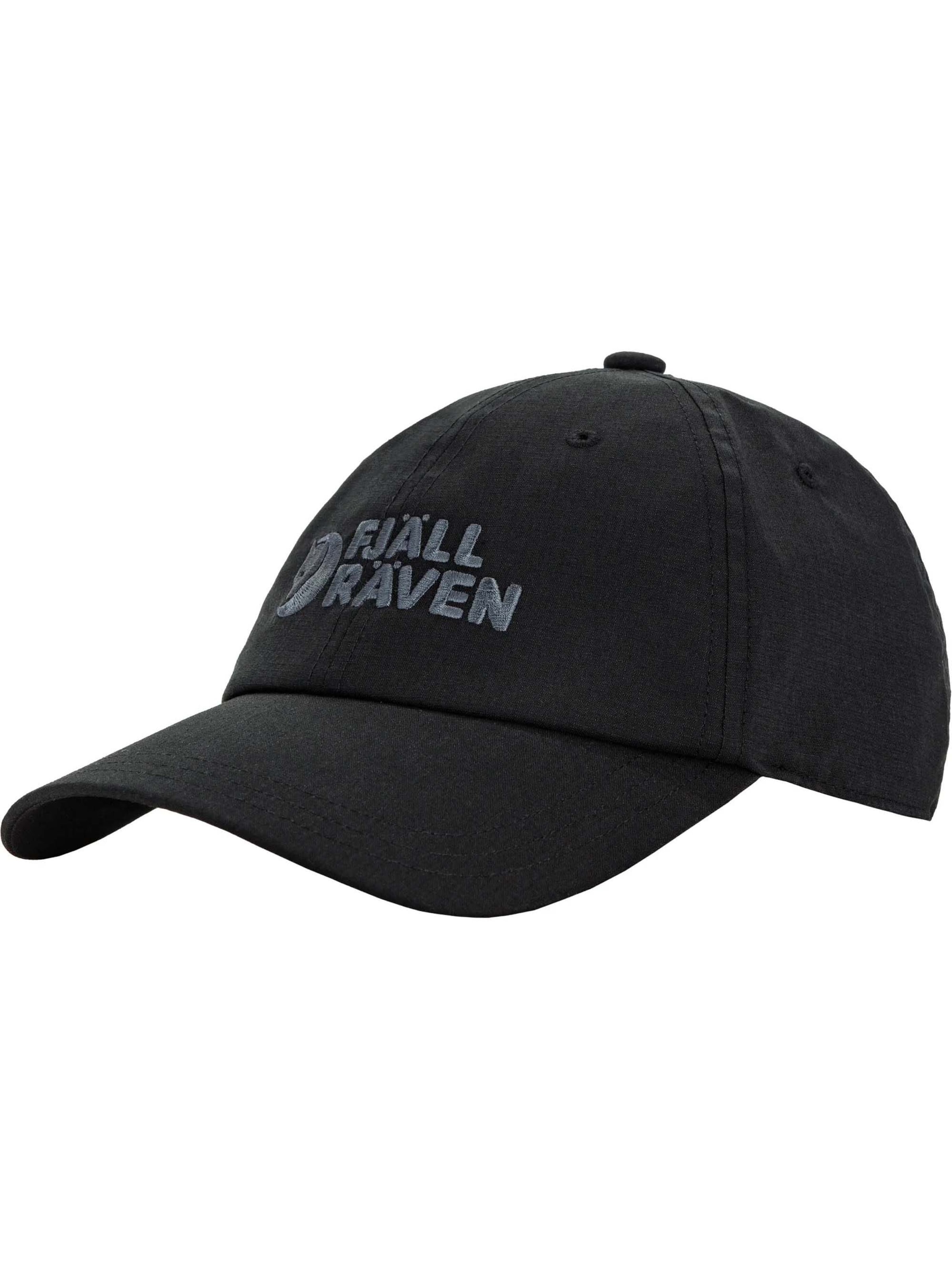 Casquette Fjällräven en noir : devant