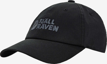 Casquette Fjällräven en noir : devant