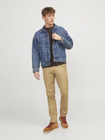 JACK & JONES regular Bukser i brun