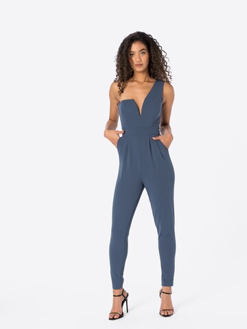 WAL G. Jumpsuit 'DALIA' in Blauw: voorkant