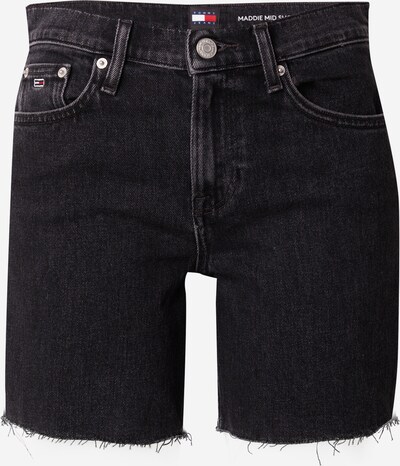 Tommy Jeans Shorts 'MADDIE' in rot / black denim / weiß, Produktansicht