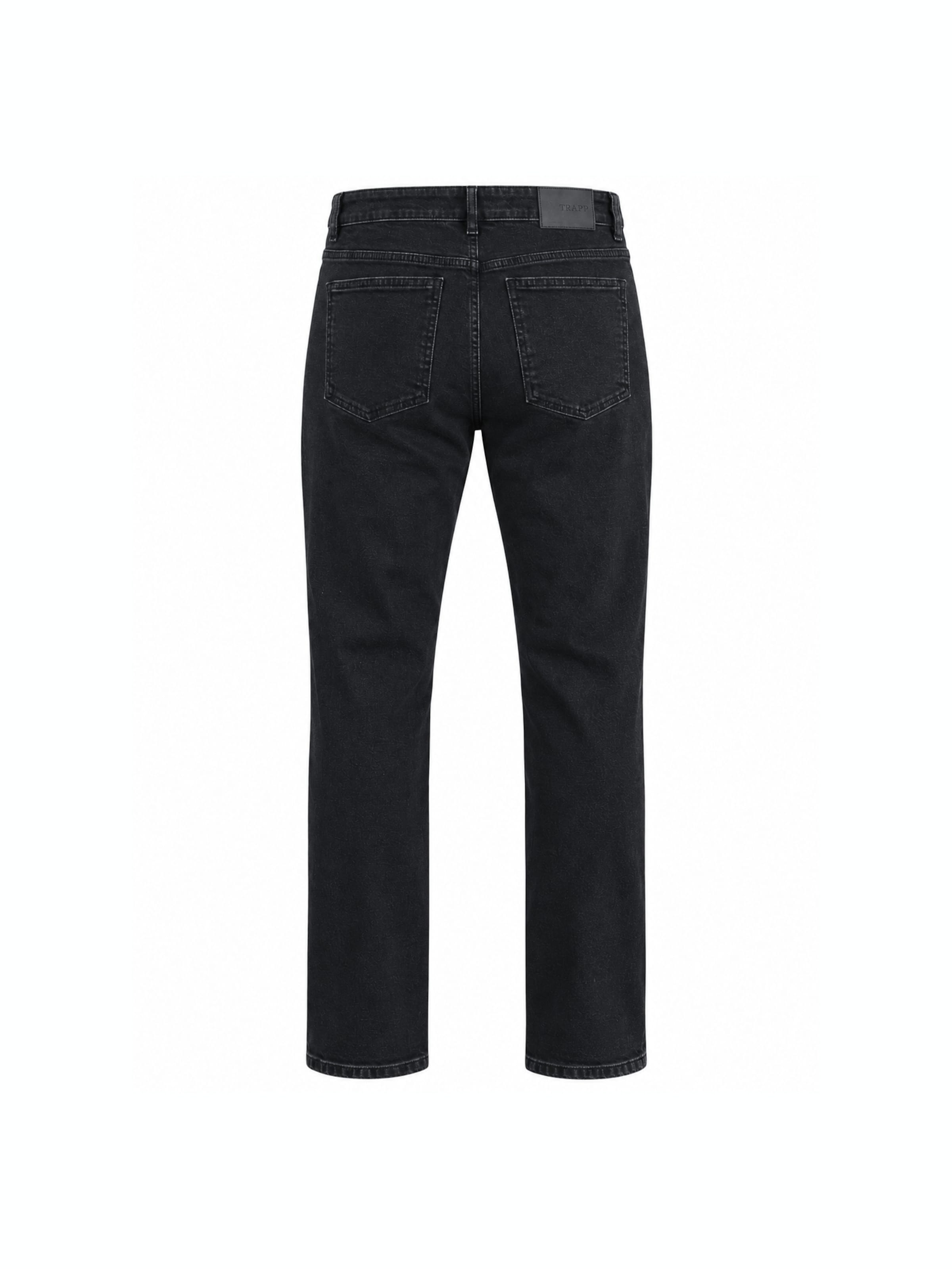TRAPP Regular Jeans i svart