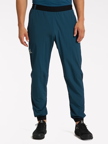 Haglöfs Slim fit Outdoor Pants in Blue: front