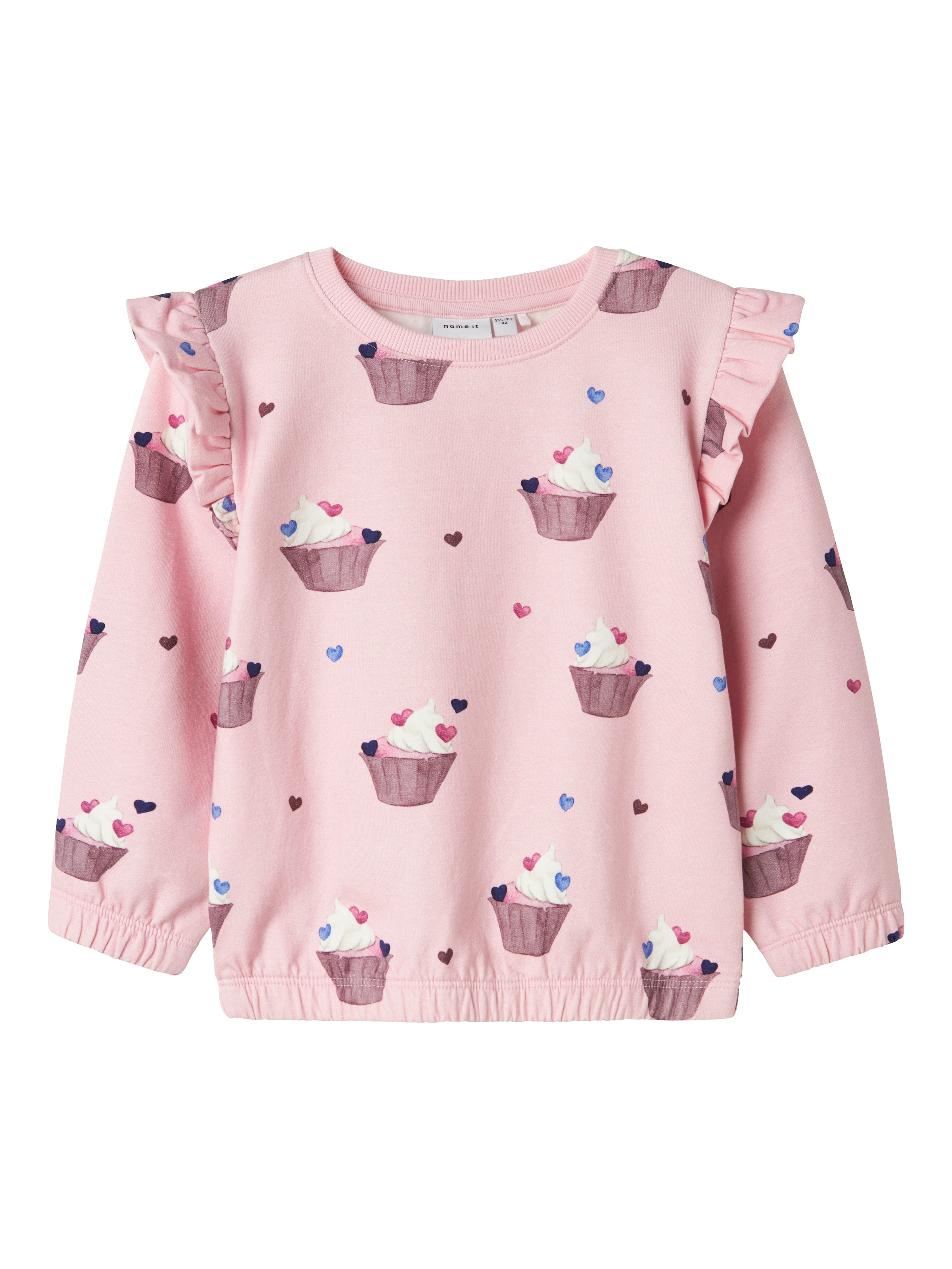 NAME IT Mikina 'NMFNAYA' – bílá: přední strana