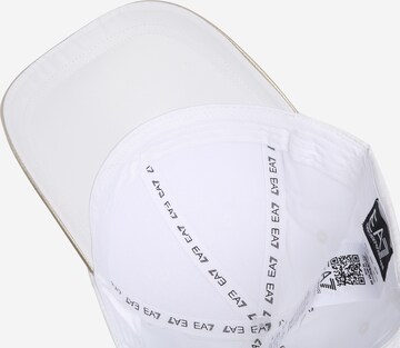 Cappello da baseball di EA7 Emporio Armani in bianco