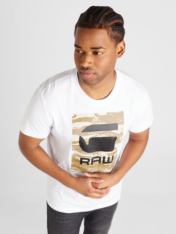 G-Star RAW - Camiseta en blanco: frente