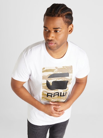 G-Star RAW T-shirt i vit: framsida