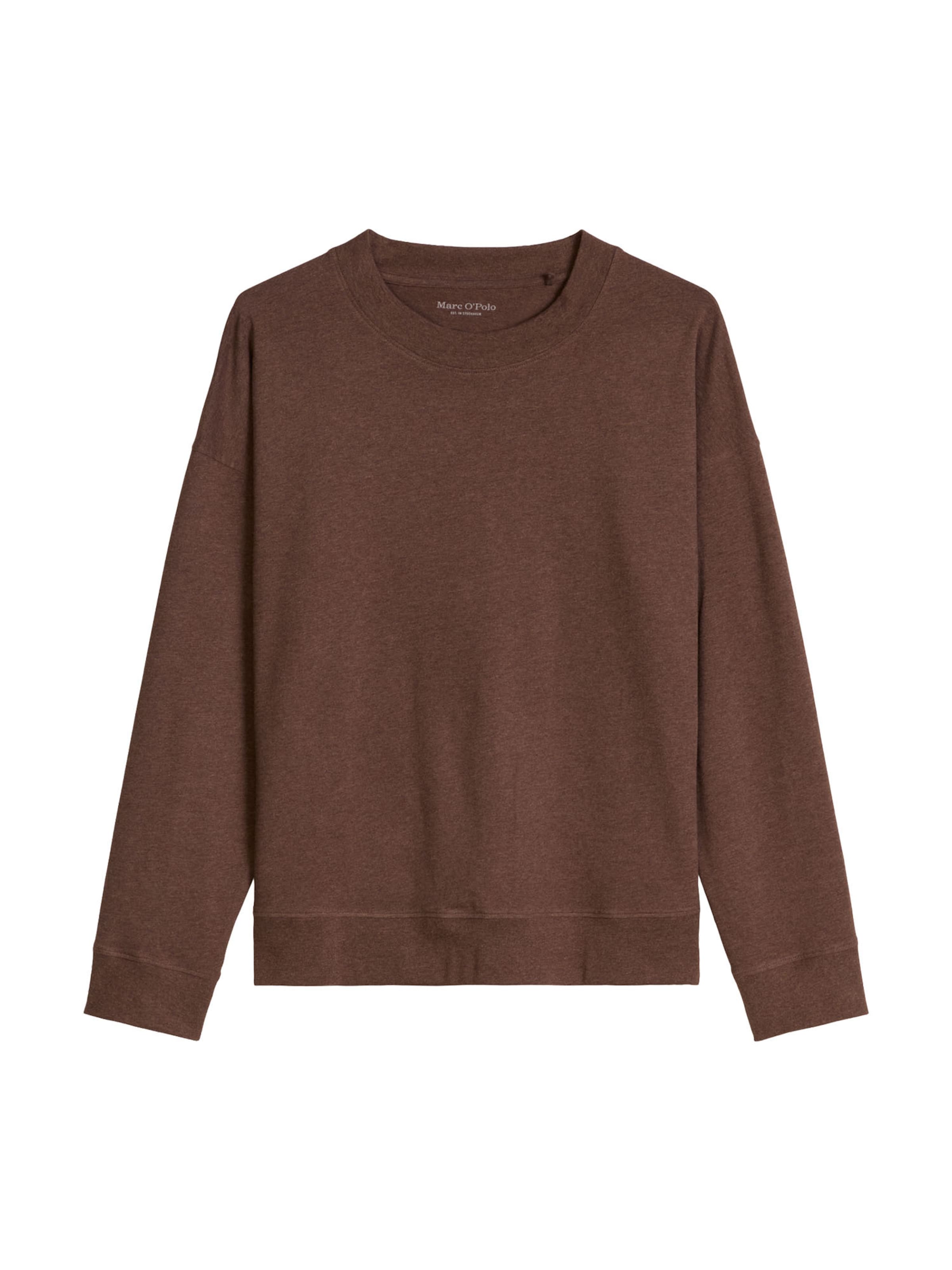 T-shirt ' Loungewear-Styles ' Marc O'Polo en marron : devant