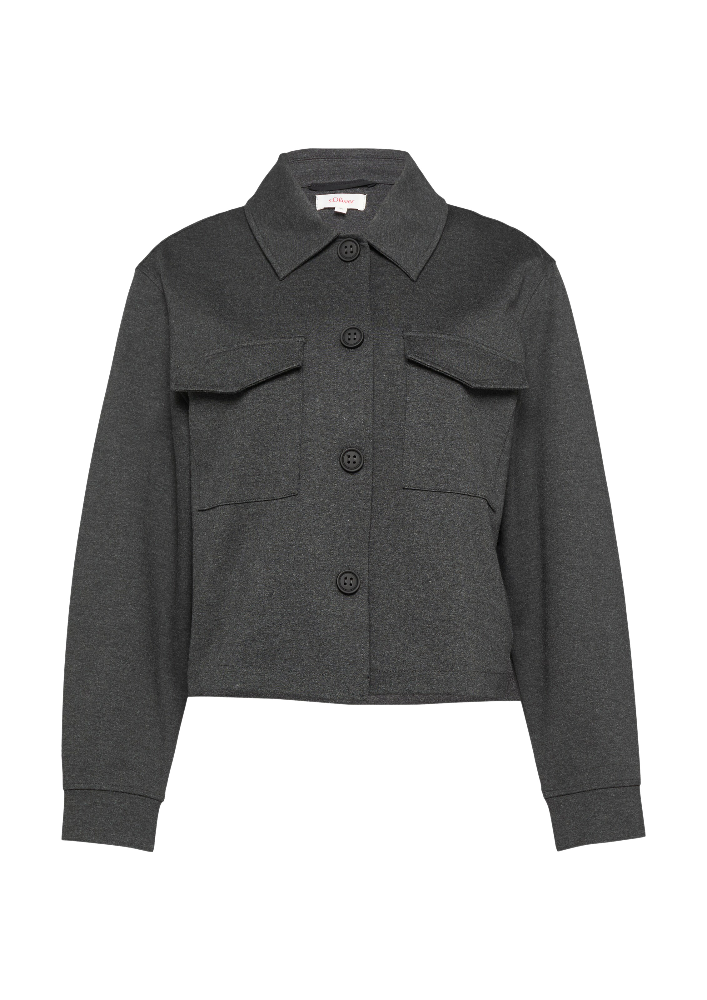 s.Oliver Übergangsjacke in Grau: Vorderseite