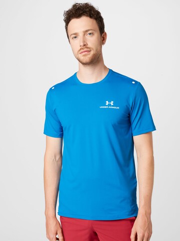 UNDER ARMOUR Funktionsshirt 'Rush Energy' in Blau: predná strana