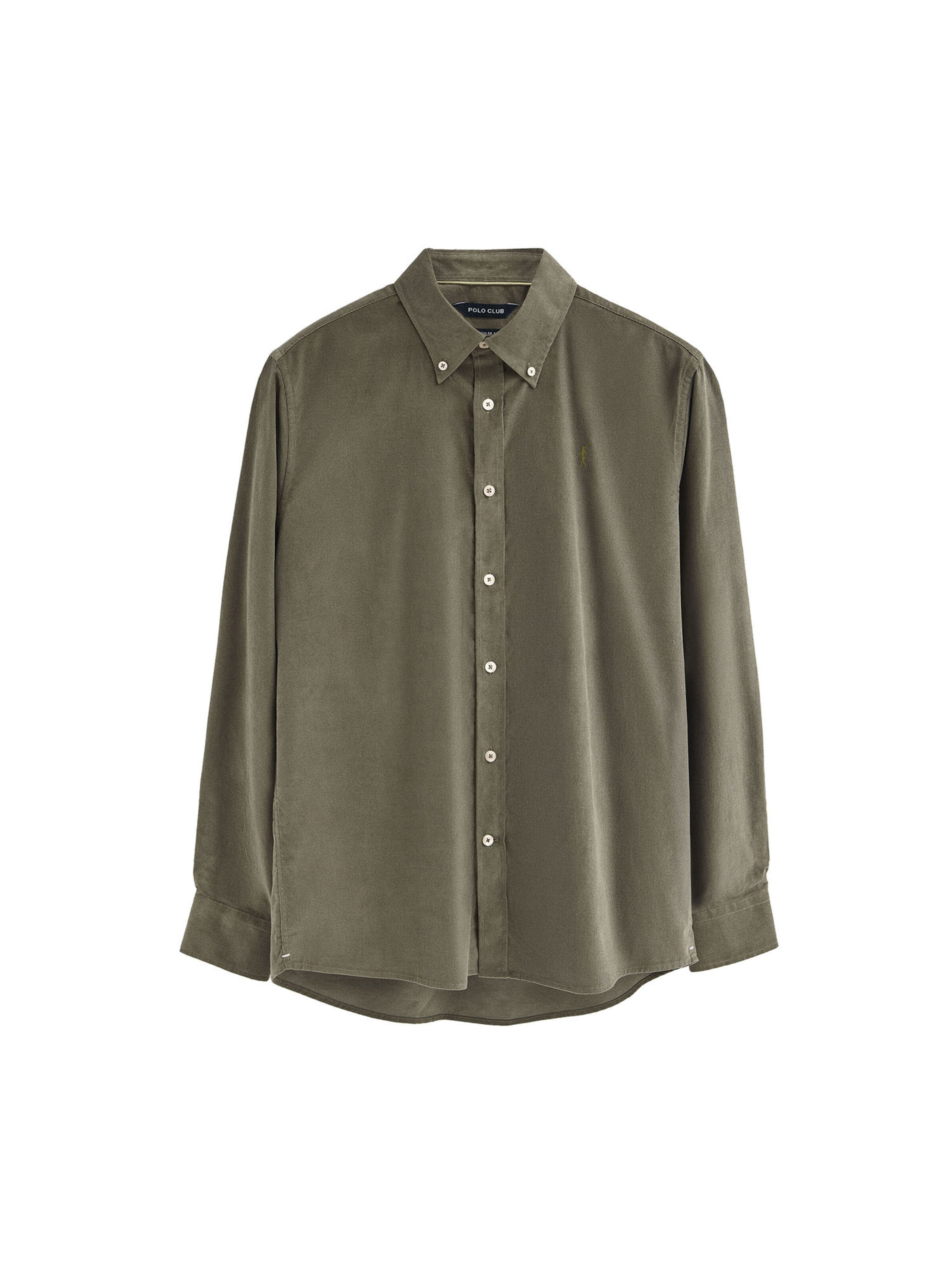 Polo Club Regular Fit Hemd in Grün: Vorderseite