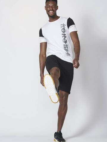 KOROSHI T-Shirt in Weiß