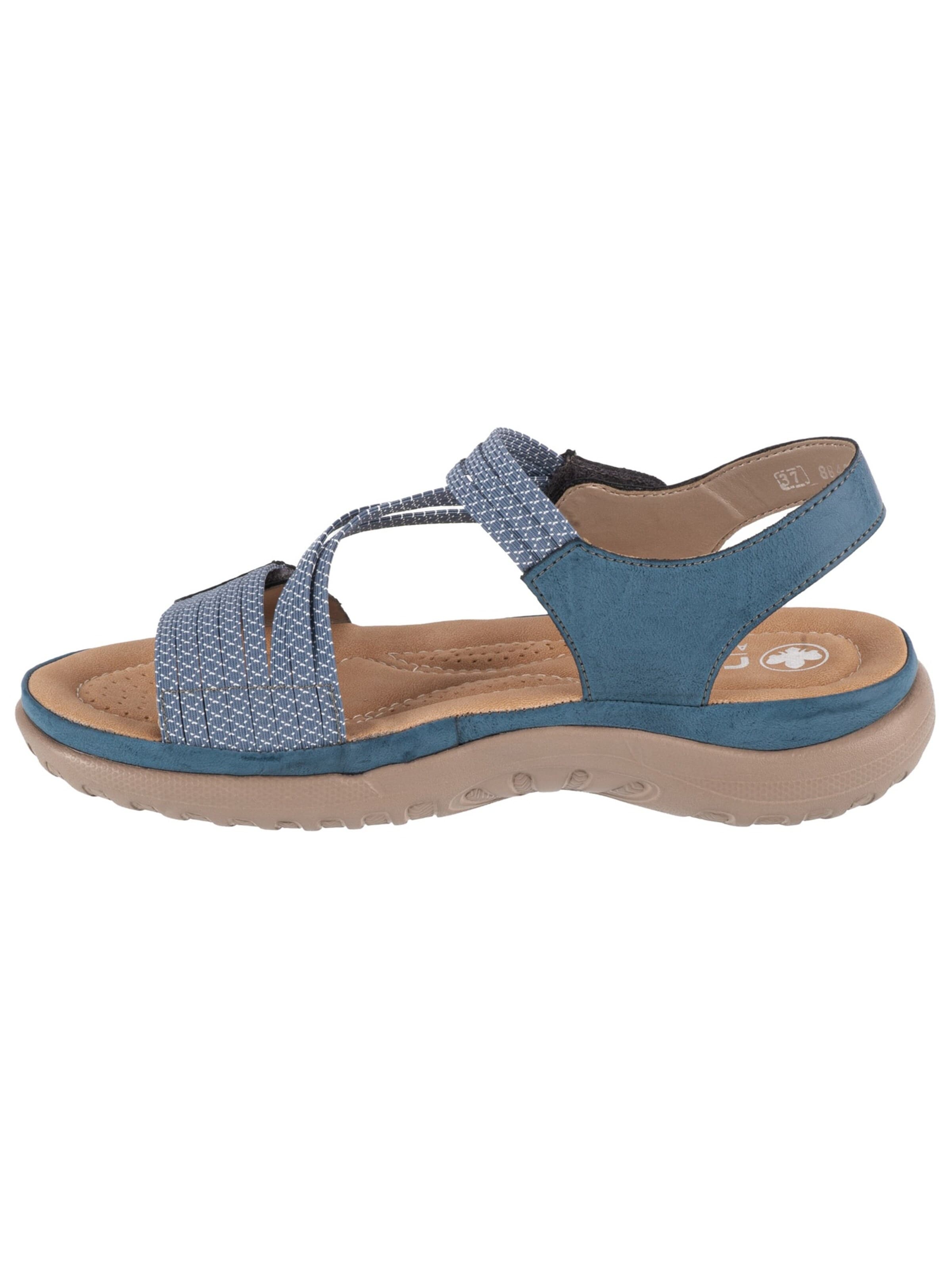 Rieker Sandal 'Rieker Sandals 64870' in Blue: front
