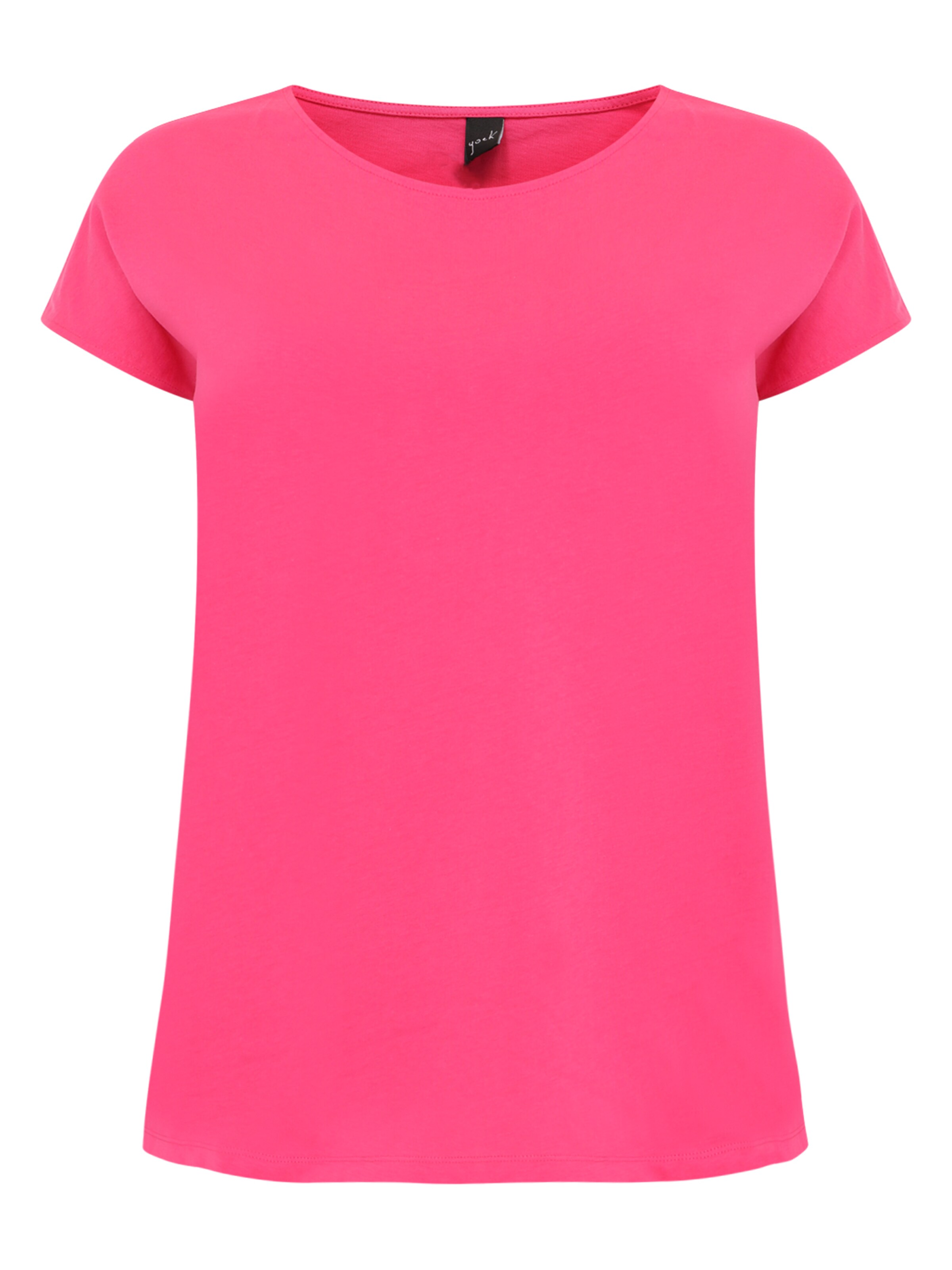 YOEK Shirt ' COTTON ' in Pink: front