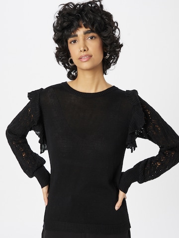 Dorothy Perkins Sweater in Black: front