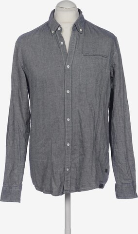 QS Button Up Shirt in L in Blue: front