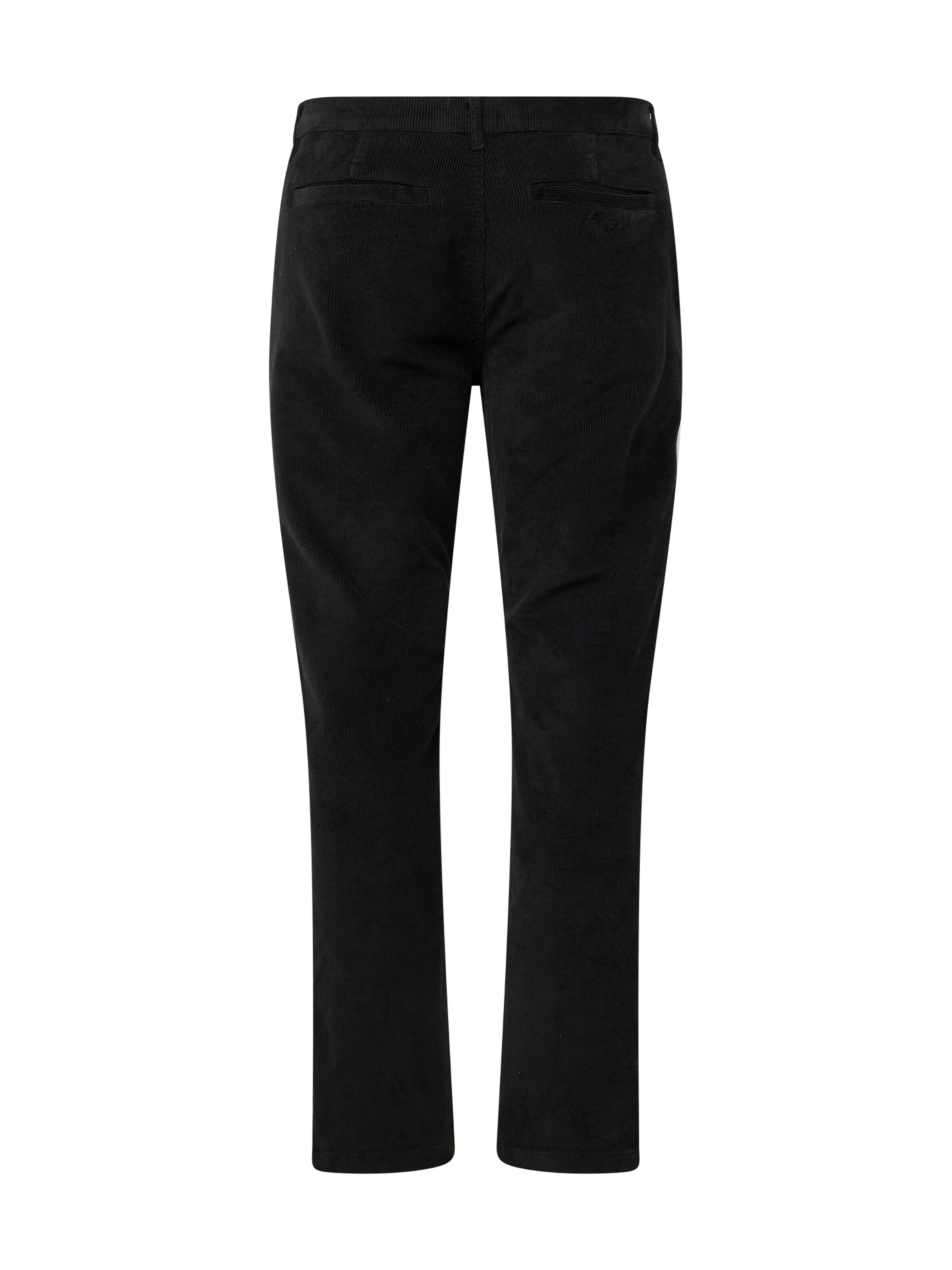 Denim Project Regularen Hlače 'Carrot' | črna barva