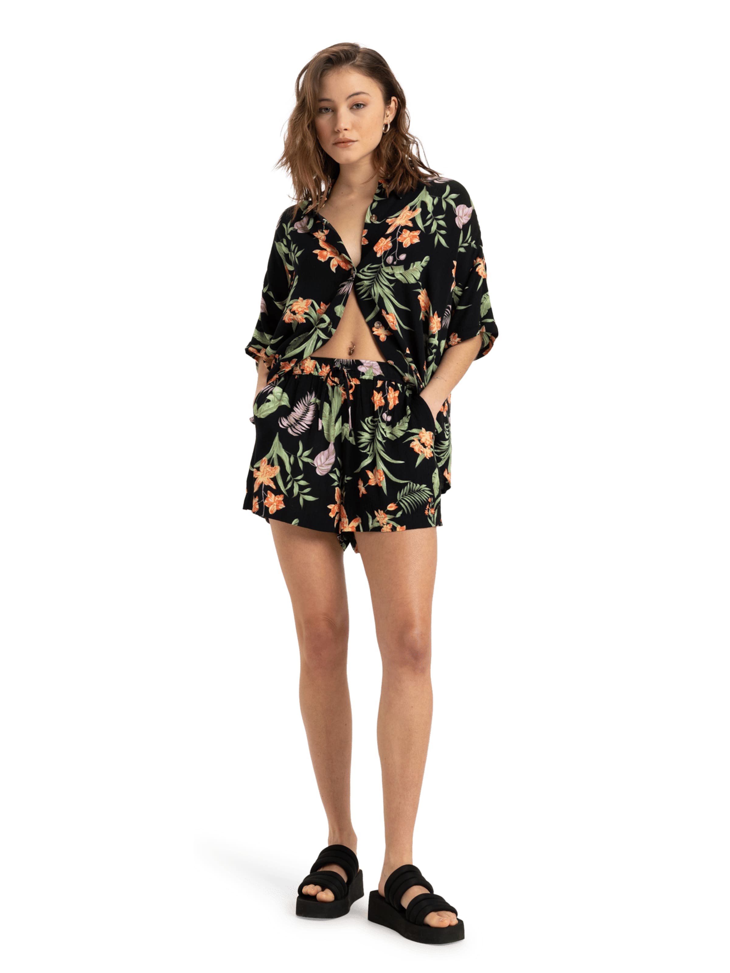 ROXY Blouse 'Beach Nostalgia' in Black