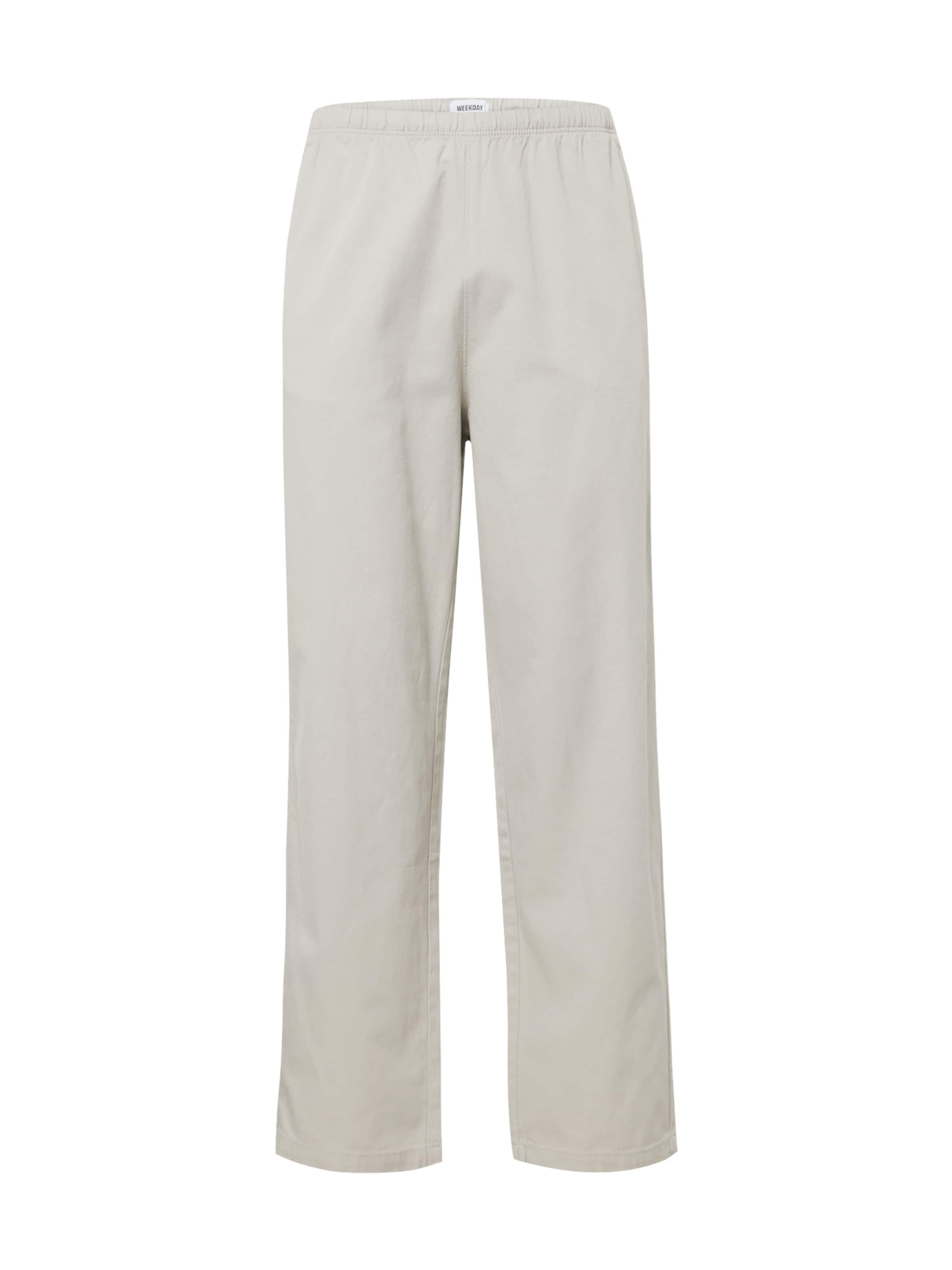 WEEKDAY Regular Pants 'Seth' in Grey: front