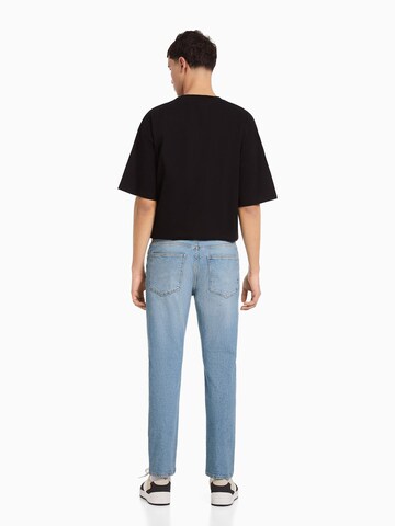 Coupe slim Jean Bershka en bleu