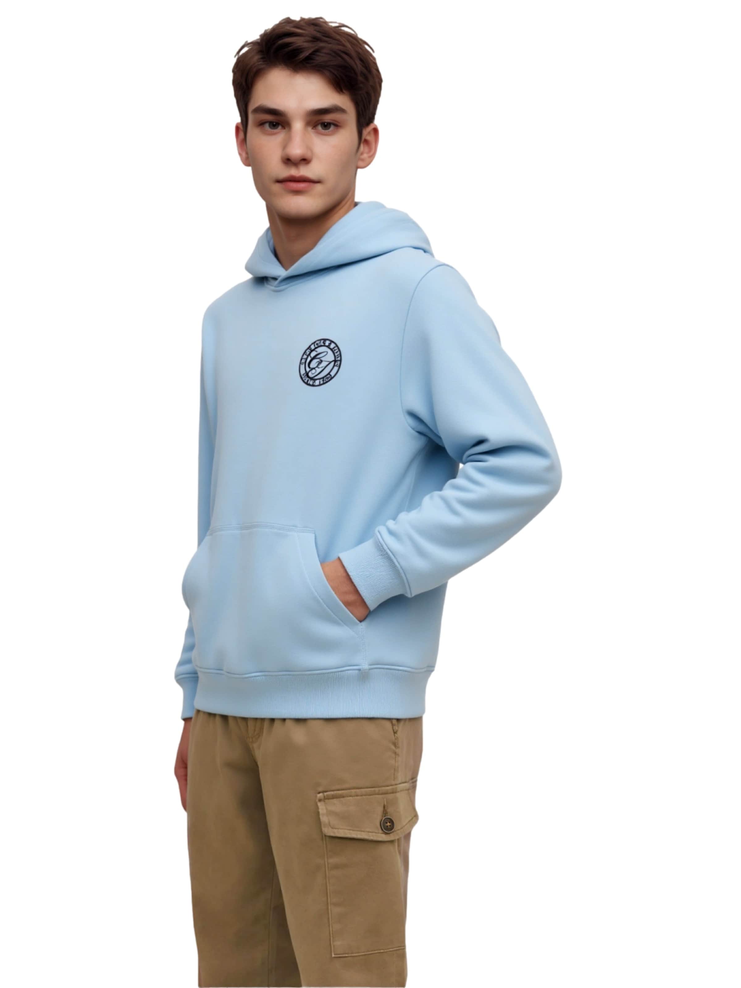 Jack & Jones Junior Sweatshirt 'Alliance' in Blauw