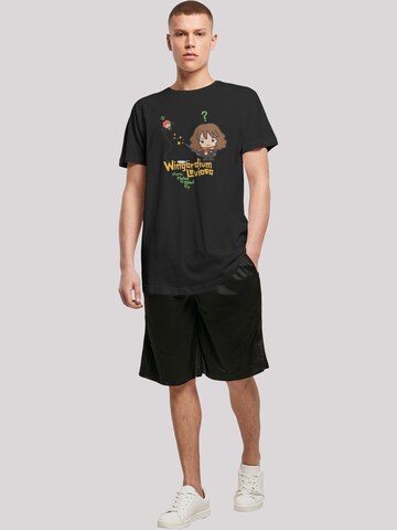 T-Shirt 'Harry Potter Hermione Granger Wingardium Leviosa Junior' F4NT4STIC en noir