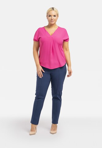 Karko Blouse ' KIWI ' in Roze