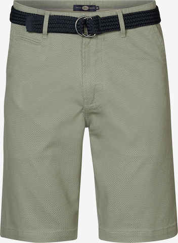 Petrol Industries Regular Chino trousers in Green: front