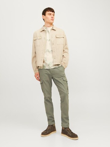 JACK & JONES Regular Cargo Pants 'MARCO JOE' in Green