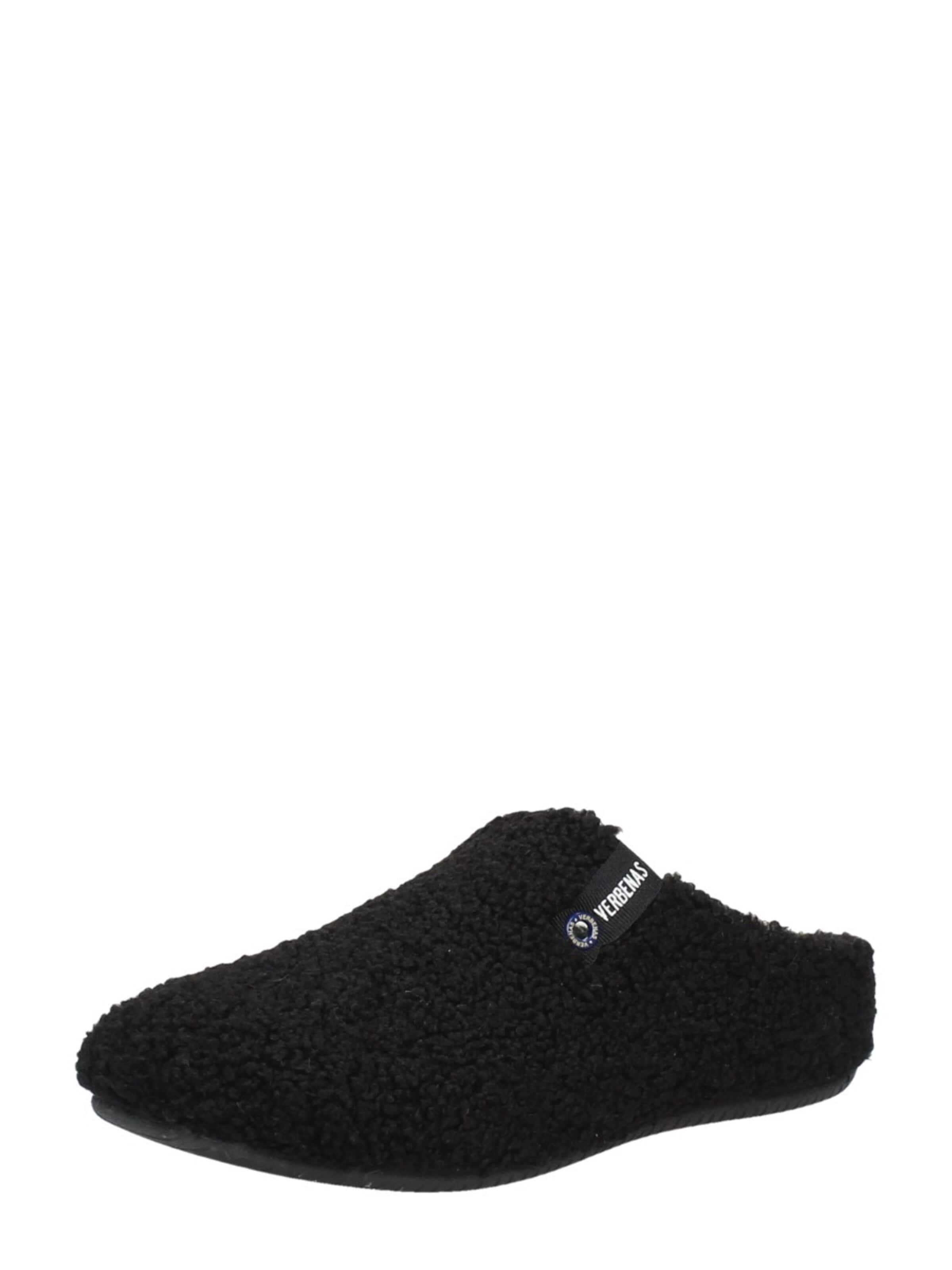 Pantoufle 'York' VERBENAS en noir