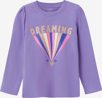 NAME IT - Camiseta 'Lara' en lila: frente