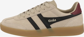 Baskets basses ' Viper ' Gola en beige : devant