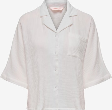 Camicia da donna 'THYRA' di ONLY in bianco: frontale