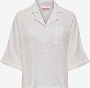 Camicia da donna 'ONLThyra' di ONLY in bianco: frontale