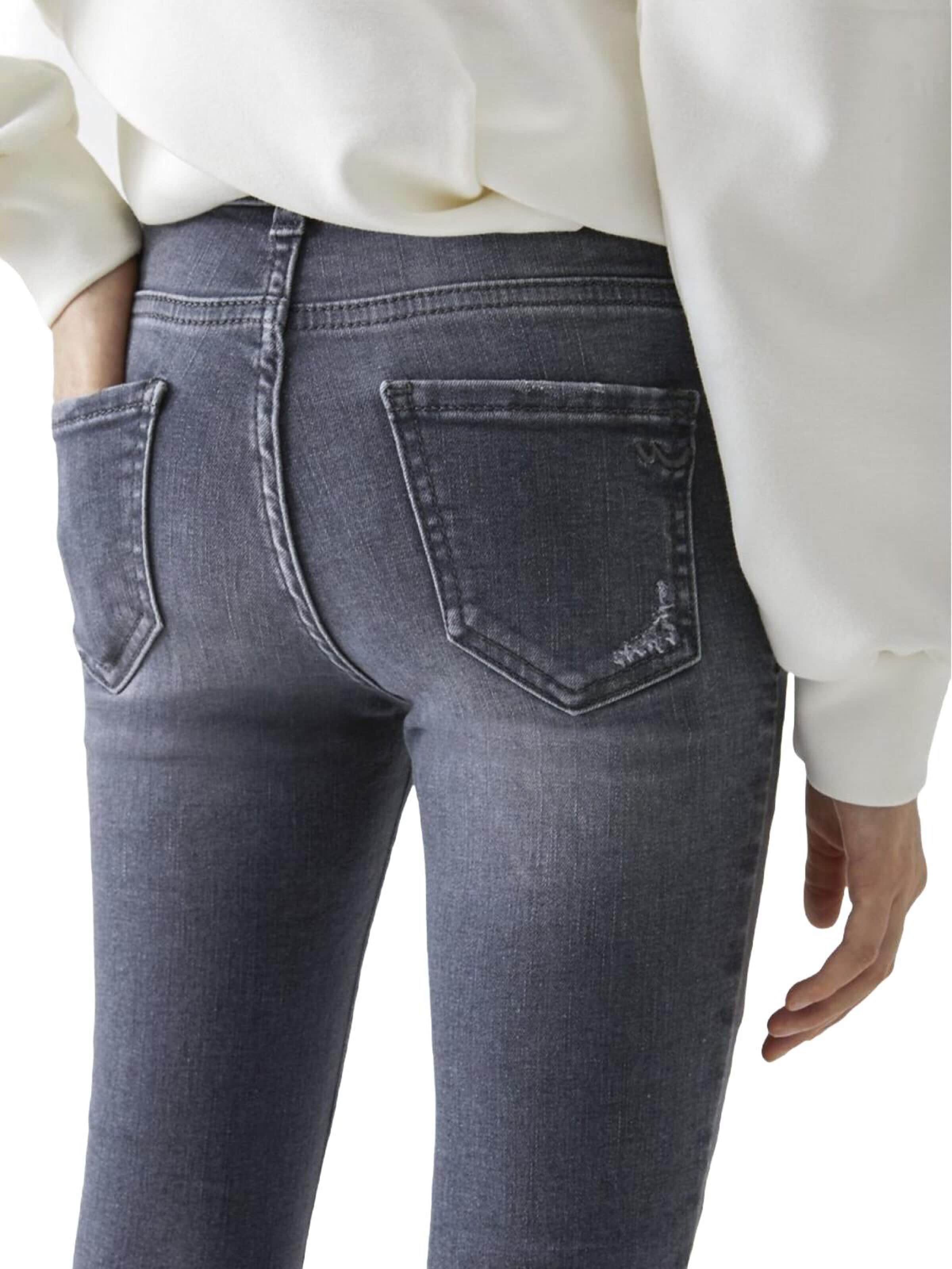 regular Jeans 'LTB Jeans Baby Girl Lonia G Mid Waist Asymmetrische Jeanshose' di LTB Jeans in grigio