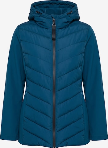 Ulla Popken Between-season jacket in Blue: front