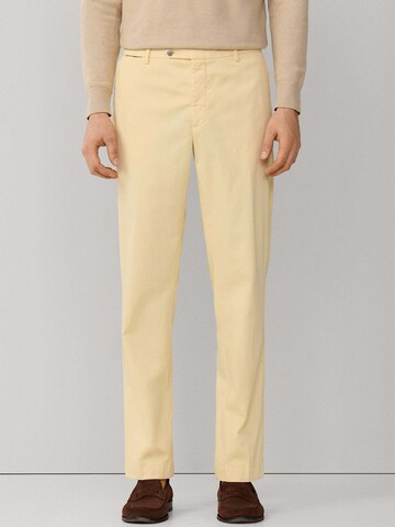 Hackett London Regular Chinohose 'Sanderson' in Gelb: Vorderseite