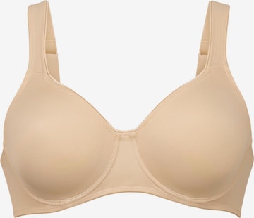 ROSA FAIA Bra 'Twin' in Beige: front